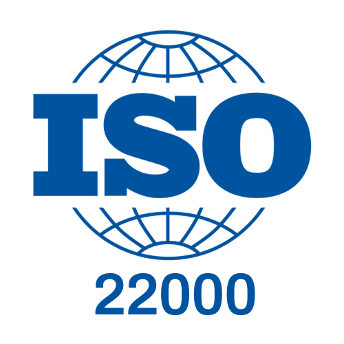 ISO 22000 certification logo